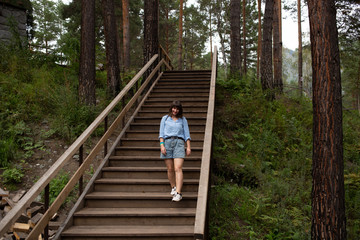 Obraz premium woman walking