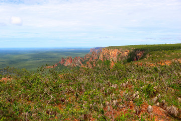 Chapada dos Guimaraes, located in Brazil, the capital of Mato Grosso State. It is the geographic center of South America