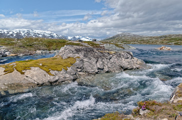 Fototapeta na wymiar Recorded in Vakkerdalen / Norway