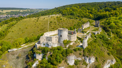 Chateau Gaillard castle, Les Andelys, Normandy, France