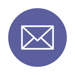 envelope mail message isolated icon