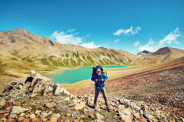 Fototapeta premium Amazingly beautiful places of natural environment, mountain landscape.