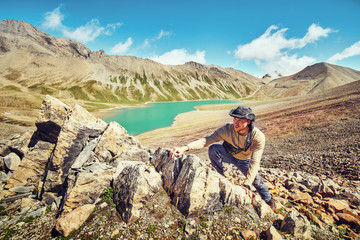 Fototapeta premium Amazingly beautiful places of natural environment, mountain landscape.
