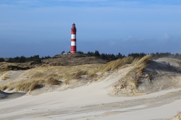 Amrum lighthouse North Frisian Islands, Germany