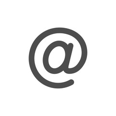 E-mail icon and contact symbol
