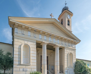Fototapeta na wymiar église de saint roman de Bellet à Nice