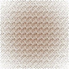 Brown background with dots