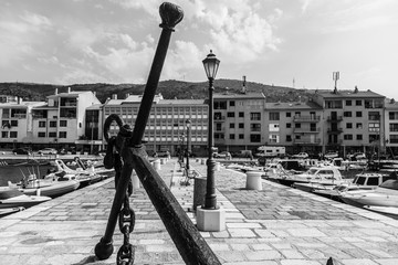 MIejscowość Senj Chorwacja molo © andsko