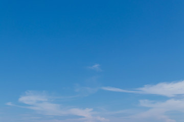 Beautiful view blue sky background.