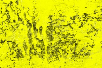 yellow huge cracks on grungy cover texture - wonderful abstract photo background
