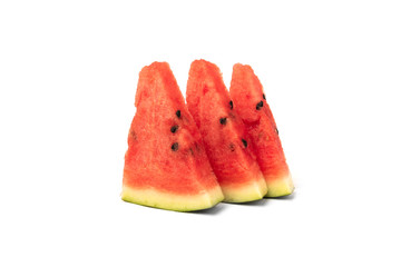 Watermelon isolated on white background.