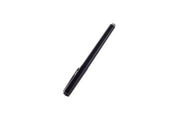 pen isolated on white background, black color