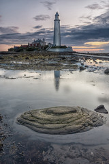 Sunrise at St Mary`s, Whitley Bay