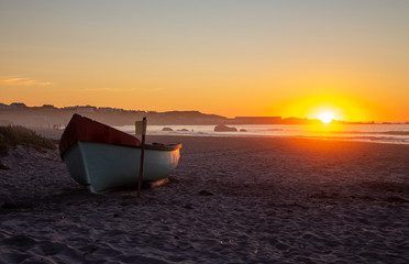 Sunset over Paternoster, Western Cape