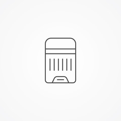 Bin vector icon sign symbol