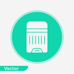 Bin vector icon sign symbol
