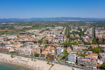 Obraz premium Spain, Salou Beach. Travel Paradise