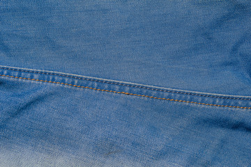 Texture background of jeans , Pocket detail.