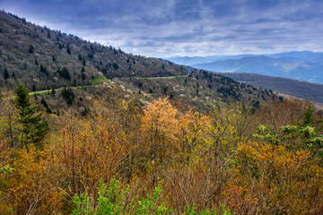 Fototapeta na wymiar Scenic View of the Blue Ridge Mountains