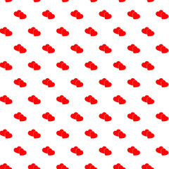  heart seamless  pattern. love background.  red cartoon texture for kids.  pattern for children. Background