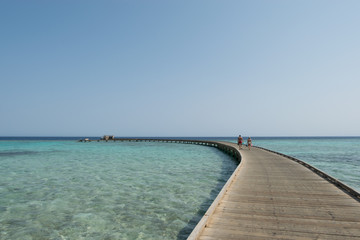 Water walk at Soma bay, Hurghada, Egypt