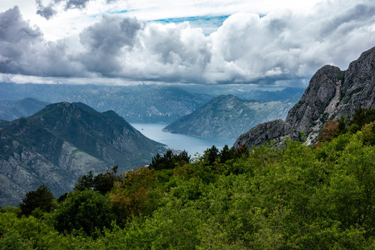 Up high overlooking the fjords and mountains of Montenegro. © Bryan