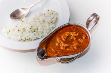 ハッシュドビーフ　Hashed beef with Rice British cuisine