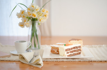 Teatime after noon cake 