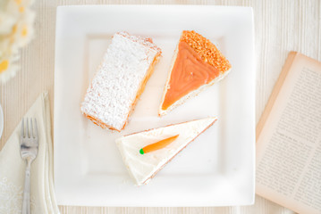 Teatime after noon cake 