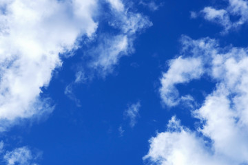 Blue sky background 