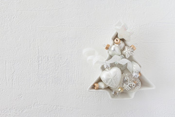 Froehlicher Hintergrund zu Weihnachten