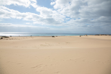 Fototapeta na wymiar Sky and sand