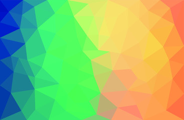 Geometric raindow pastel background with triangular polygons. Abstract design. Vector illustration
