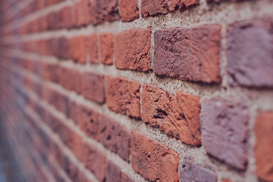 Fototapeta Red brick wall texture background