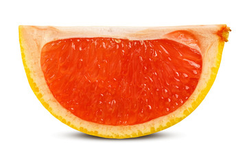 grapefruit on a white background