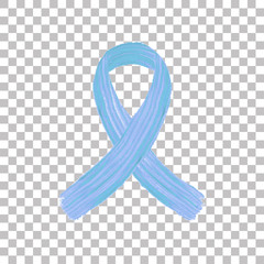 Prostate cancer blue ribbon.Prostate cancer blue ribbon vector concepte.Prostate cancer blue ribbon background.Prostate cancer blue ribbon awareness month.