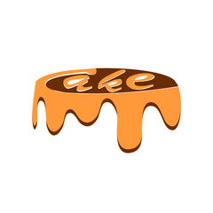 cake ilustration logo vector template