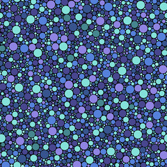 Abstract seamless pattern small blue circles texture background