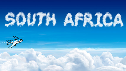 South Africa travel concept