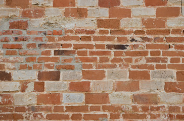 red brick wall background