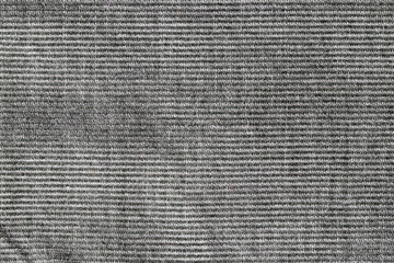 Velvet fabric texture. Close-up of a empty gray corduroy pants background with copy space. Macro.