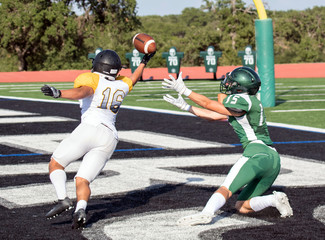 Great action photos of high school football players making amazing plays during a football game