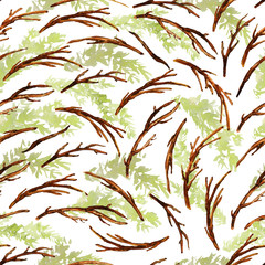 watercolor Christmas pattern