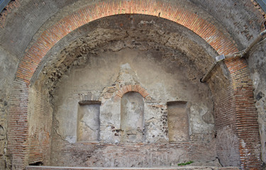 Fototapeta na wymiar Pompeya, antigua ciudad de Roma 