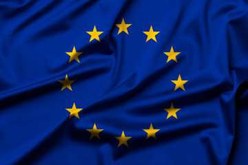 European Union flag as background