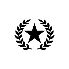 award icon trendy flat design, medal icon