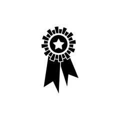 award icon trendy flat design, medal icon