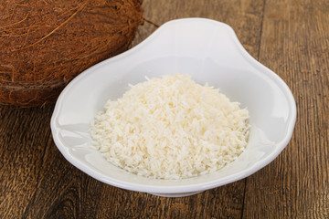 Coconut shredded chip with nut