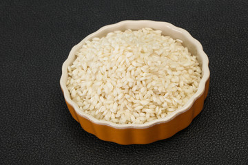 Arborio rice for Italian risotto