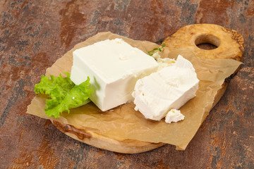 Greek traditional Feta soft cheese